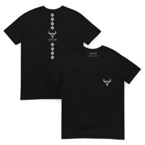 camiseta unissex de mangas curtas