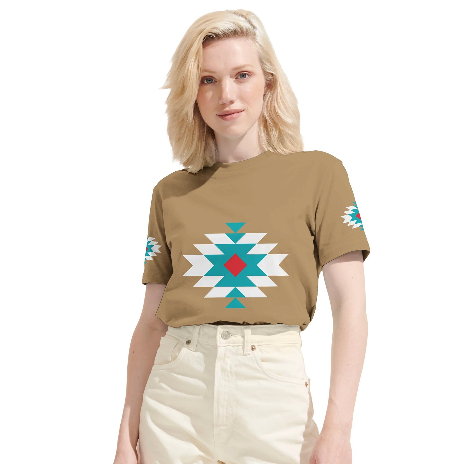 Camiseta Cuatro Vientos – Geometria Ancestral (Algodão Ecológico)